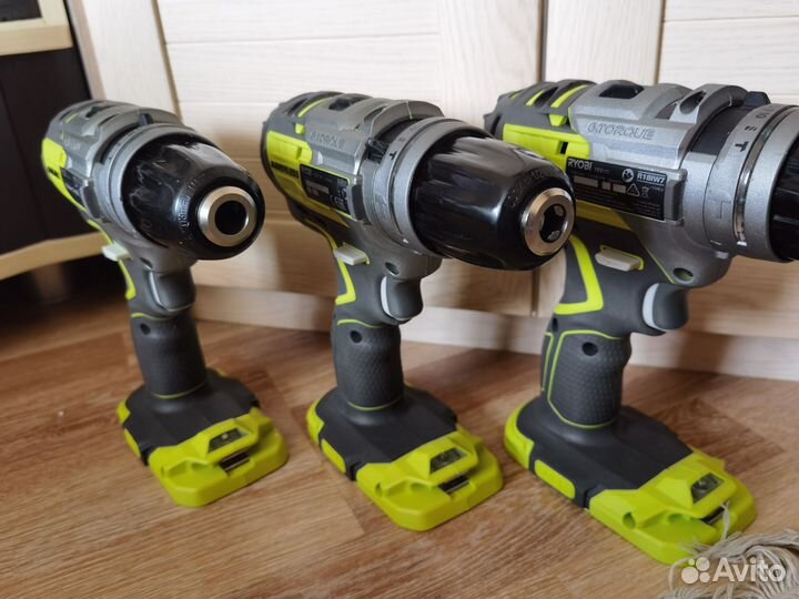 Аккумуляторный ударный шуруповерт Ryobi One+