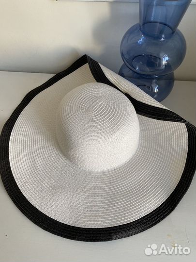 Шляпа женская летняя, соломенная