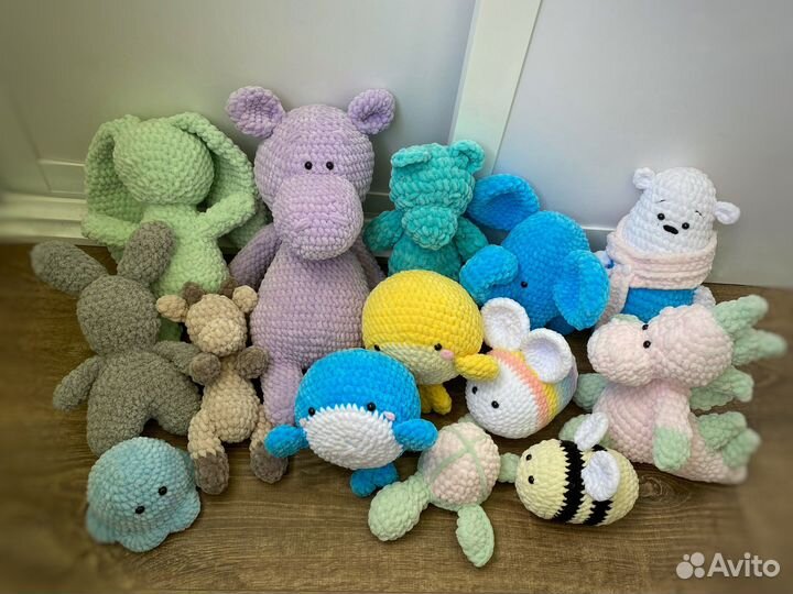 Вязаные игрушки ручной работы