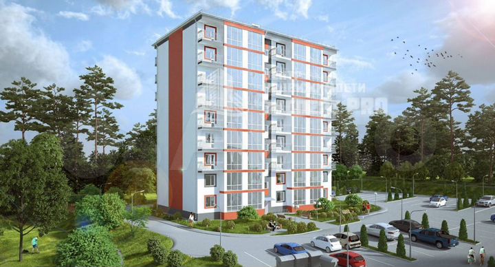 1-к. квартира, 45 м², 4/9 эт.