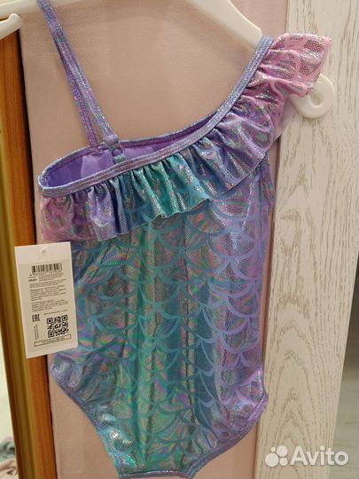 Купальник слитный для девочки