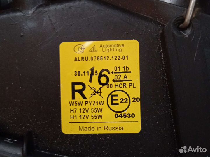 Блок-Фара УАЗ патриот правая, состояние новая