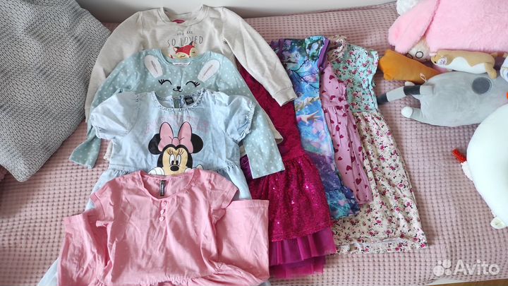 Вещи пакетом на девочку 104-122