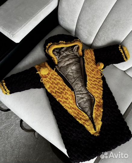 Вязаный комбинезон