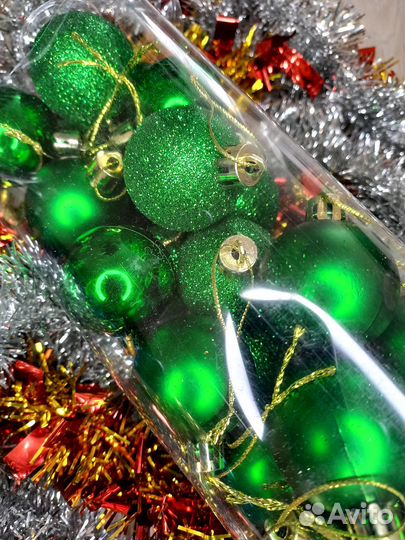 Новогодние игрушки 24 шт