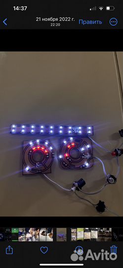 Светодиодная Led подстветка щитка Ваз 2110 /2114