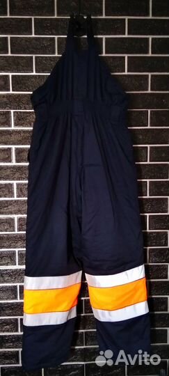 Штаны, зимние, сигнальные 