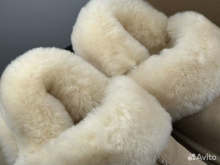 Угги тапочки UGG Slippers Disquette Sand