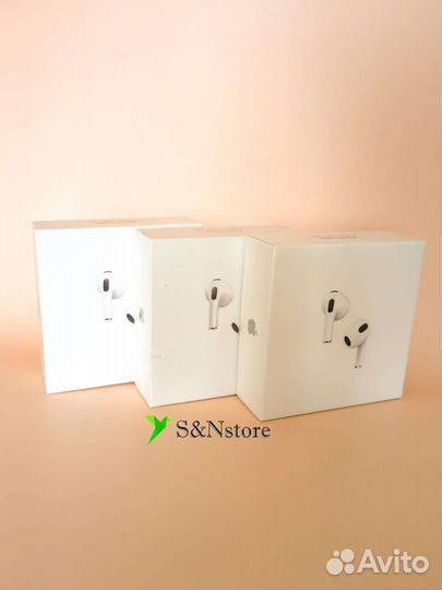 Беспроводные наушники airpods 3