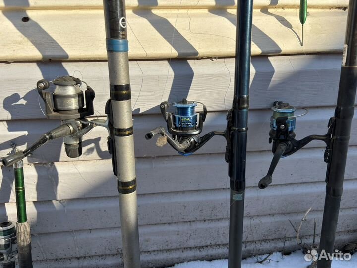 Удочки и сетка