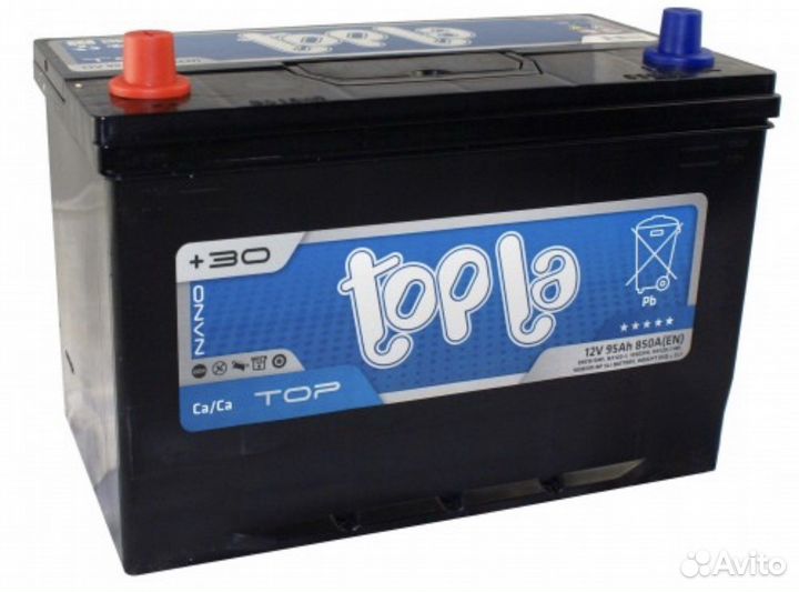 Аккумулятор Topla 95 А, Азия