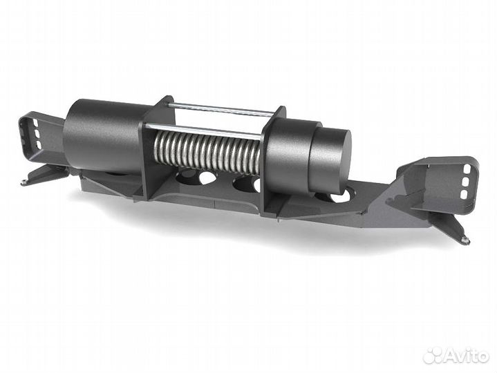 Площадка под лебёдку с листом защиты радиатора амз