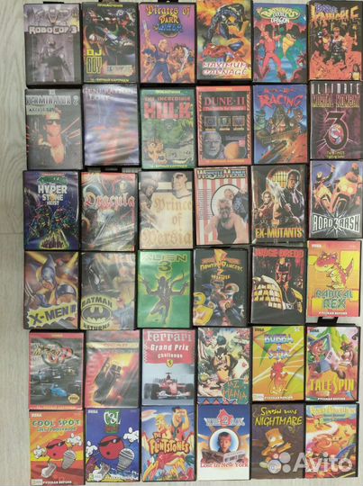 Картриджи Sega (Обновление 05.06.23) 90-х 2000-х