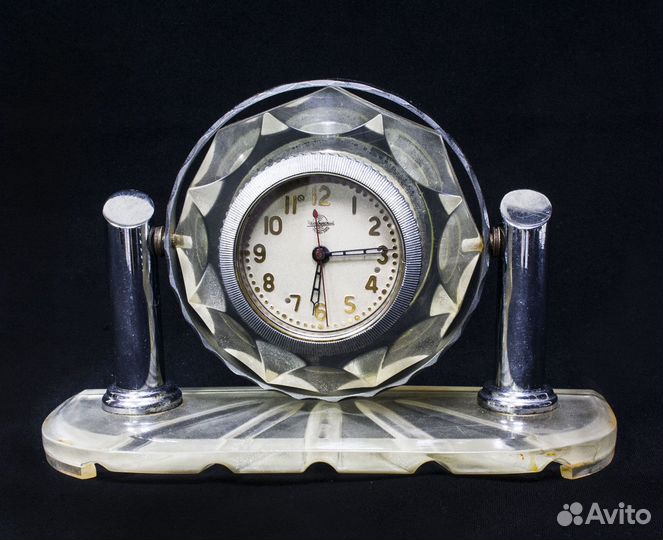 Часы настольные танковые, механические, на ходу, Ч