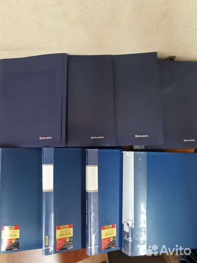 Папки пластиковые на кольцах, канцелярия