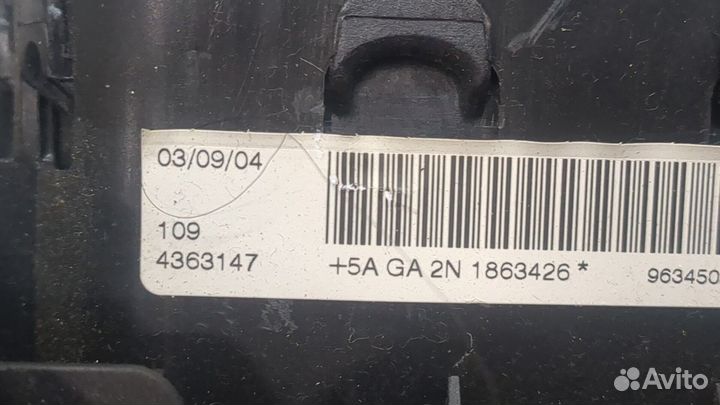 Подушка безопасности водителя Peugeot 307