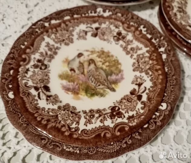 Винтаж Тарелки Palissy game Англия