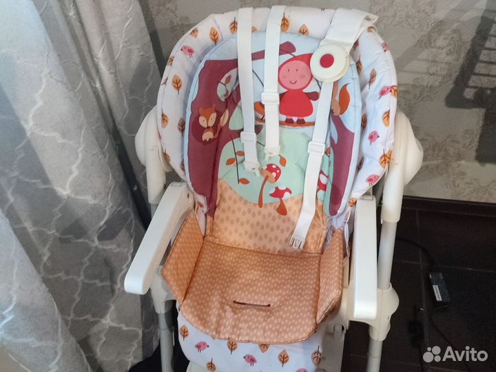 Стульчик для кормления chicco polly