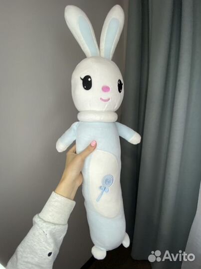 Мягкая игрушка-подушка зайка 65 см