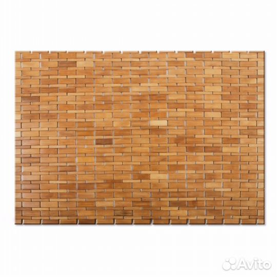 Коврик из бамбука натурального дерева 90х60смх6мм