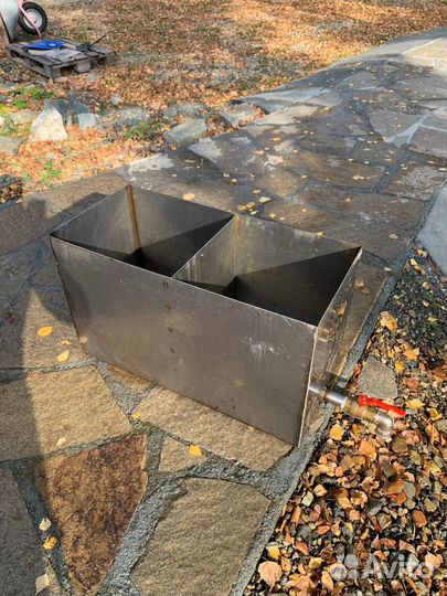 Бак из нержавейки для бани 90 литров