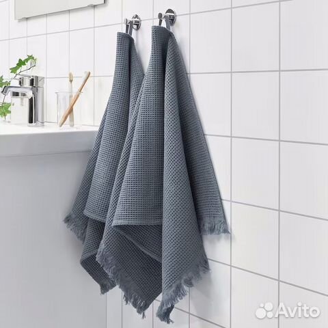 Полотенце банное кухонное Vallasan икеа хлопок