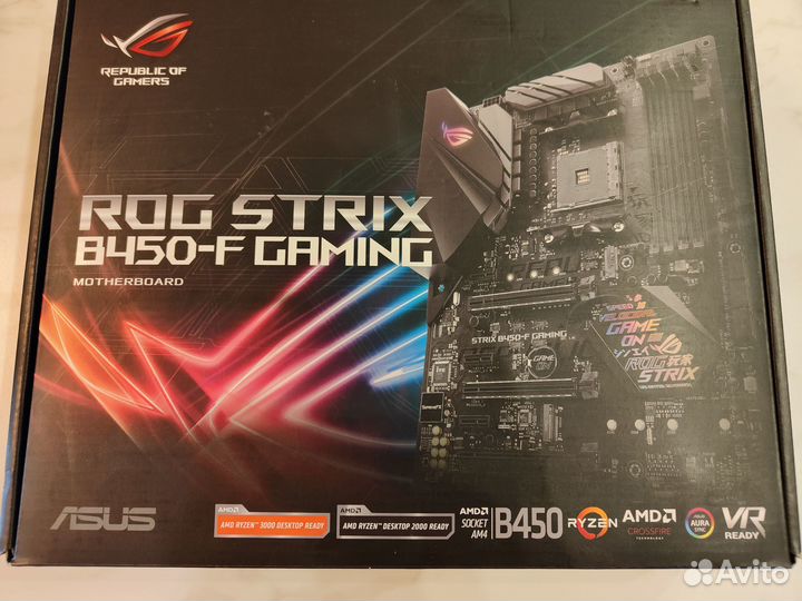 Материнская плата ROG strix B450-F gaming