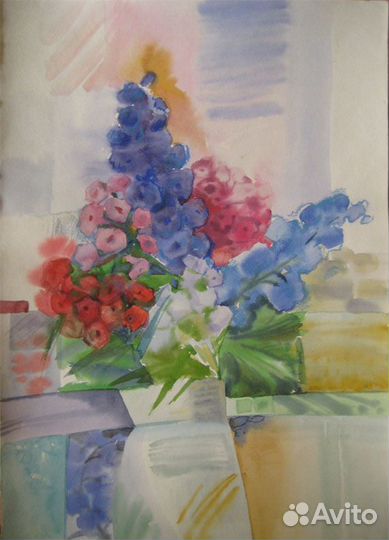 Акварель Цветочные композиции А2 (42х59)