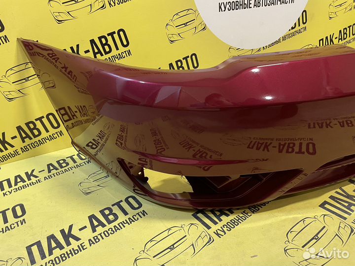 Бампер передний на Daewoo Nexia N150 красный