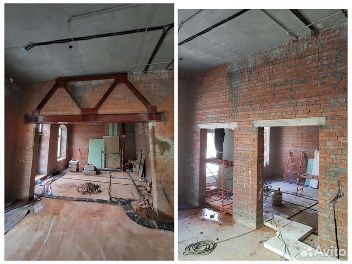 Алмазная резка проёмов. Усиление. Перепланировка