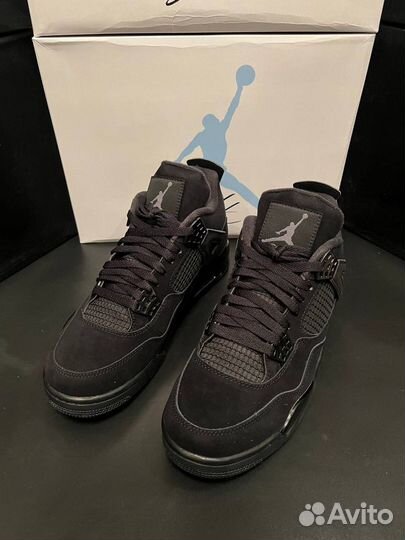 Nike air jordan 4 retro black оригинал