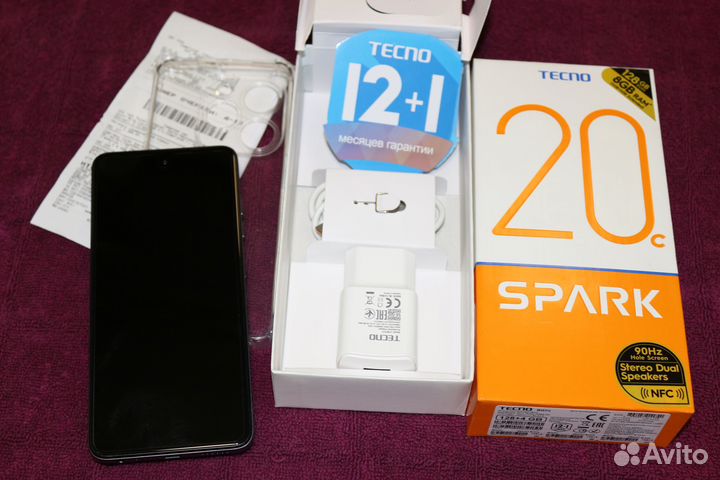 TECNO Spark 20с, 4/128 ГБ