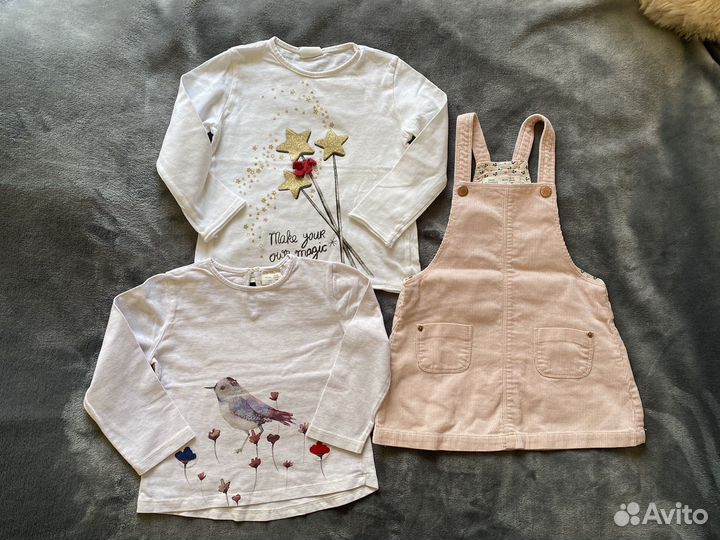 Пакет одежды для девочки 92-98 Zara, Next