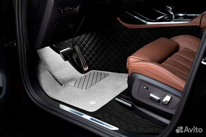 3D Коврики Exeed Салон Багажник из Экокожи