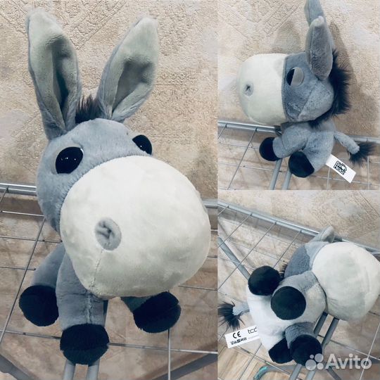 Мягкие игрушки авокадо, гусь обнимусь, фламинго