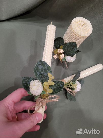 Семейный очаг, свечи из вощины