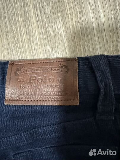 Вельветовые брюки polo ralph lauren р92