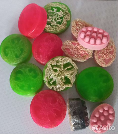 Мыло с люфой