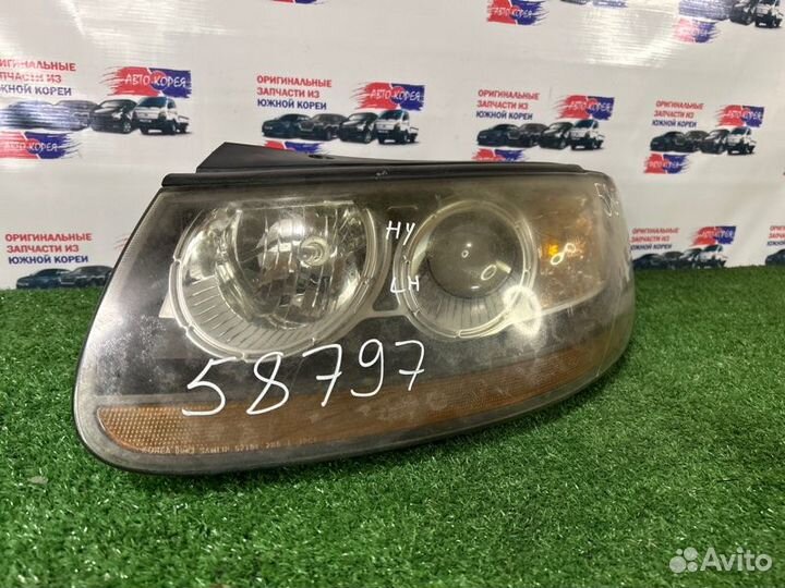 Фара передняя левая Hyundai Santa Fe CM 2005-2012