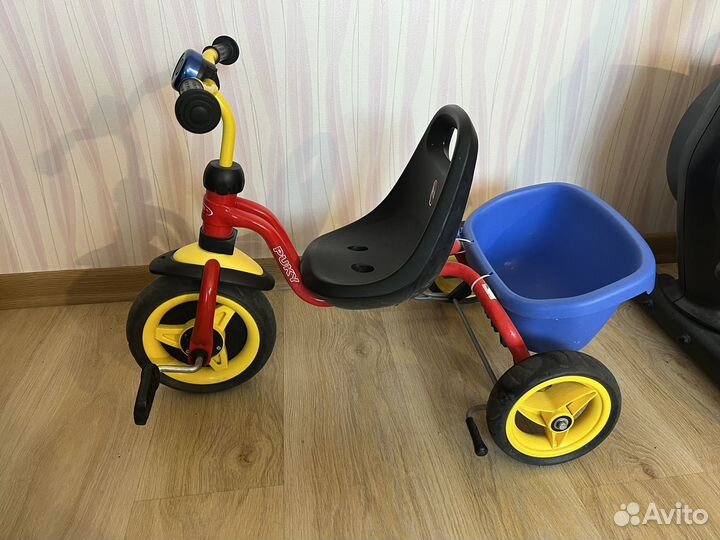 Детский велосипед с ручкой puky
