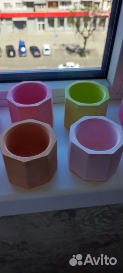 Подсвечник из гипса