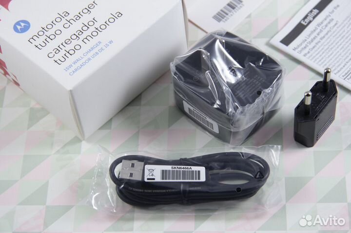 Зарядка Motorola TurboPower 15W (microUSB) Ориг