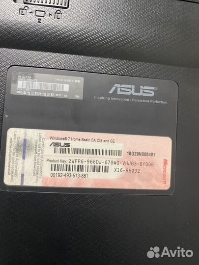 Ноутбук на запчасти