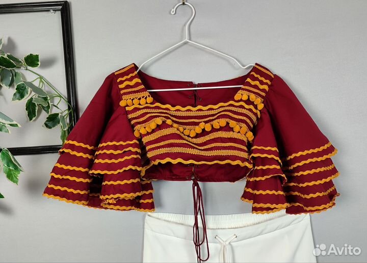 Жакет топ блуза на шнуровке. Р.S/M