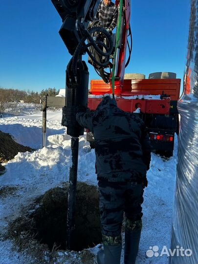 Копка бурение колодца септика под ключ за день