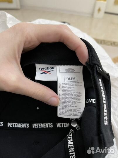 Vetements оригинал кепка