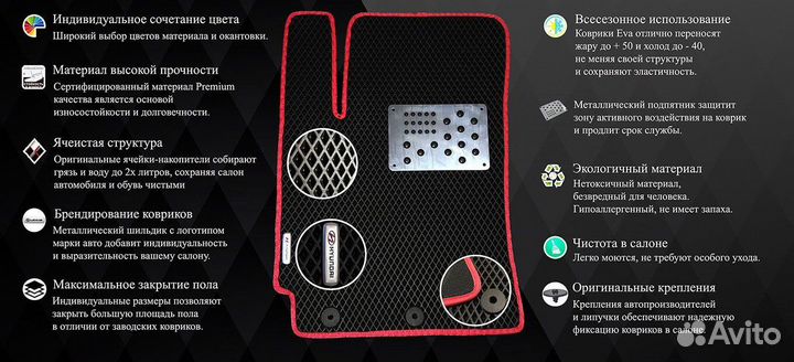 Автоковрики Eva, Ева на любой авто (Ателье)