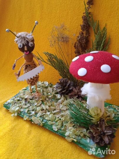 Осенняя поделка для садика или школы, Муравей