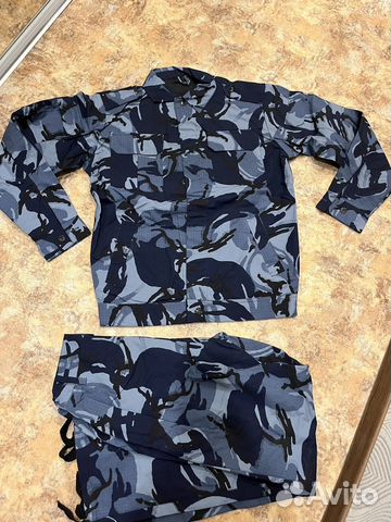 Форма камуфляж синяя