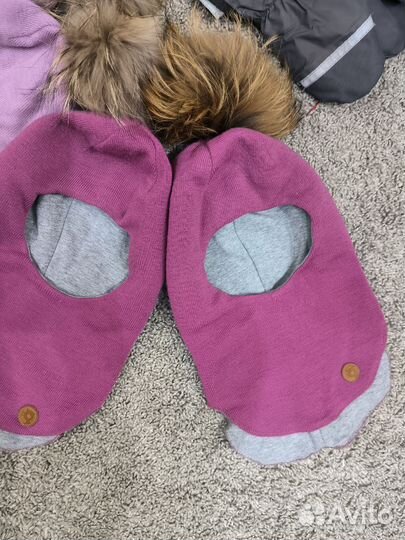 Шапки- шлем и варежки-краги